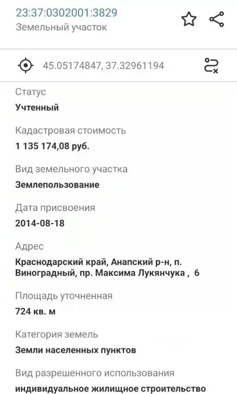 Участок в Краснодарский край, Анапа муниципальный округ, пос. ... - Фото 2