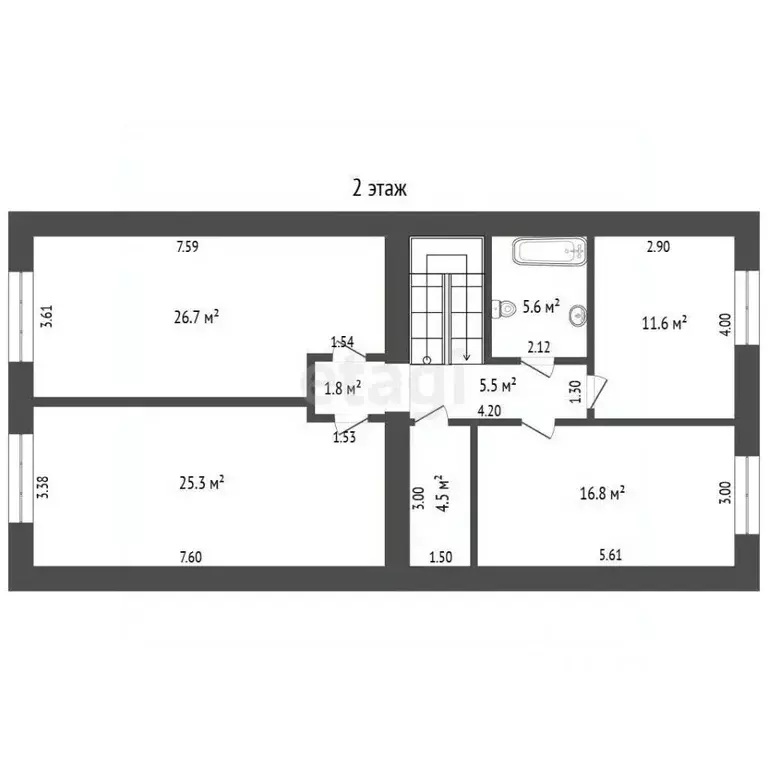 Дом в Калужская область, Калуга Турынино мкр, ул. Льва Толстого, 103В ... - Фото 2