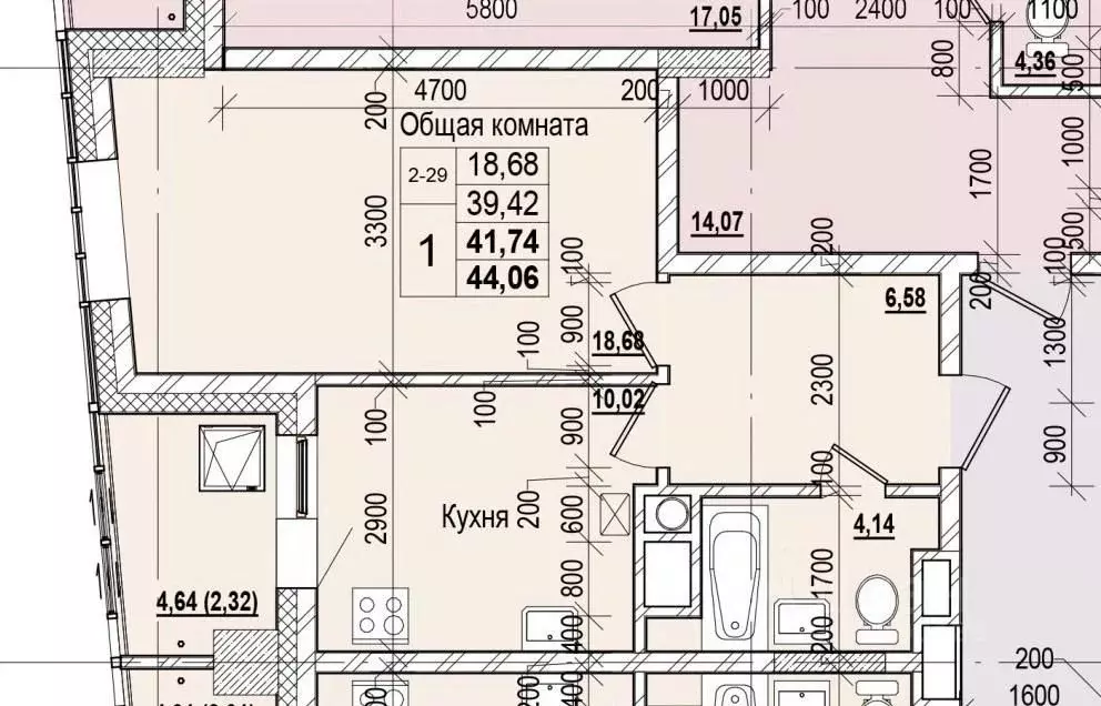 1-к кв. Саха (Якутия), Якутск ул. Чкалова (41.74 м) - Фото 0