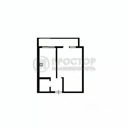 Квартира, 1 комната, 34.4 м - Фото 1