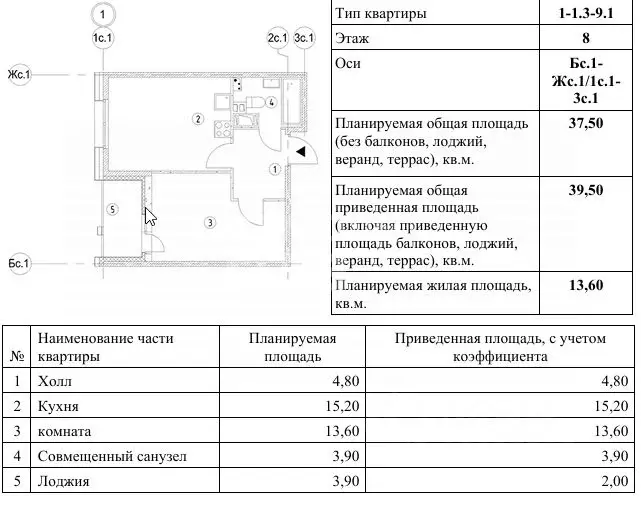 1-к кв. Омская область, Омск ул. Александра Захарченко, 7 (37.4 м) - Фото 2