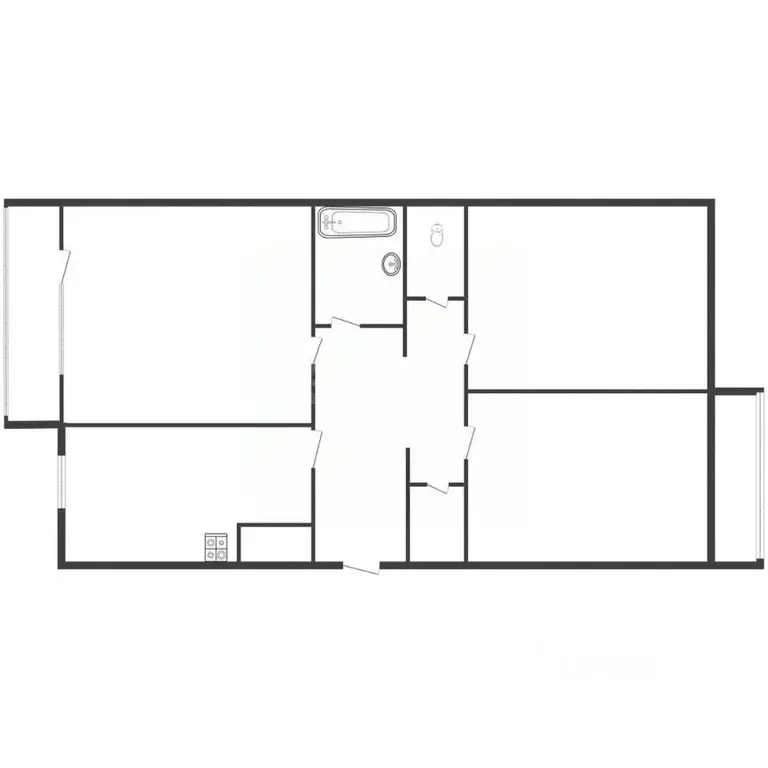 3-к кв. Смоленская область, Вязьма Полевая ул., 43 (82.6 м) - Фото 1