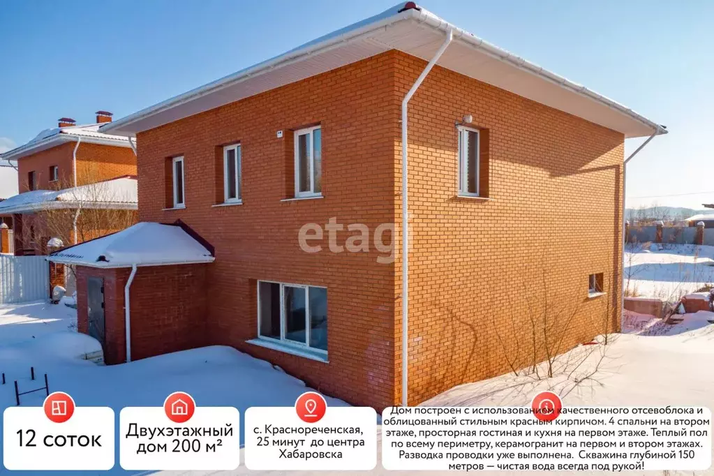 Дом в Хабаровский край, Хабаровский район, с. Краснореченское Новая ... - Фото 1