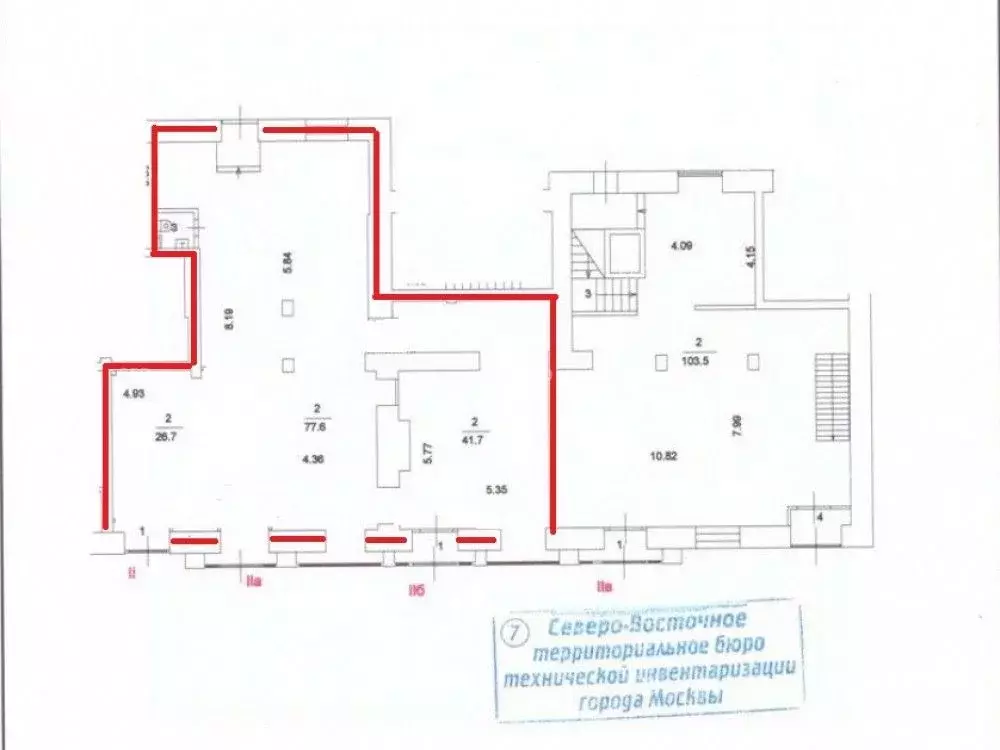 Помещение свободного назначения в Москва просп. Мира, 81 (161 м) - Фото 2