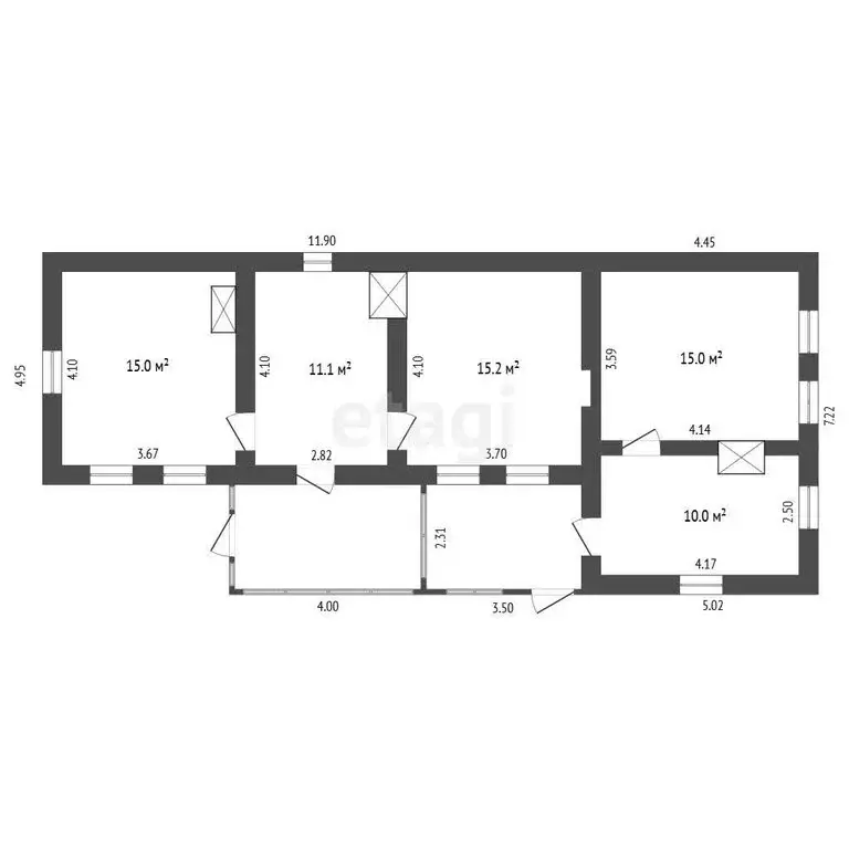 Дом в Судак, улица Мищенко (66.6 м) - Фото 1