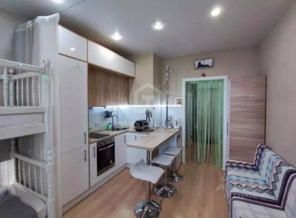 Студия Санкт-Петербург ул. Плесецкая, 10 (21.1 м) - Фото 1