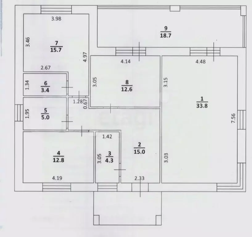 Дом в Татарстан, Лаишевский район, Большекабанское с/пос, с. Большие ... - Фото 2