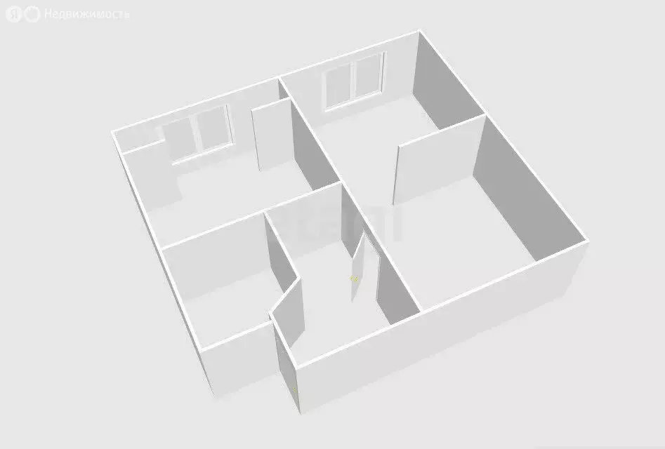 2-комнатная квартира: Южно-Сахалинск, 1-я Московская улица, 27 (46.3 ... - Фото 1