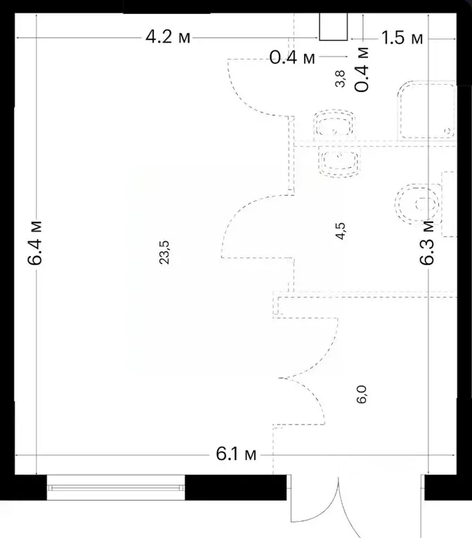 Помещение свободного назначения в Москва ул. Братьев Бромлей, 3 (39 м) - Фото 2