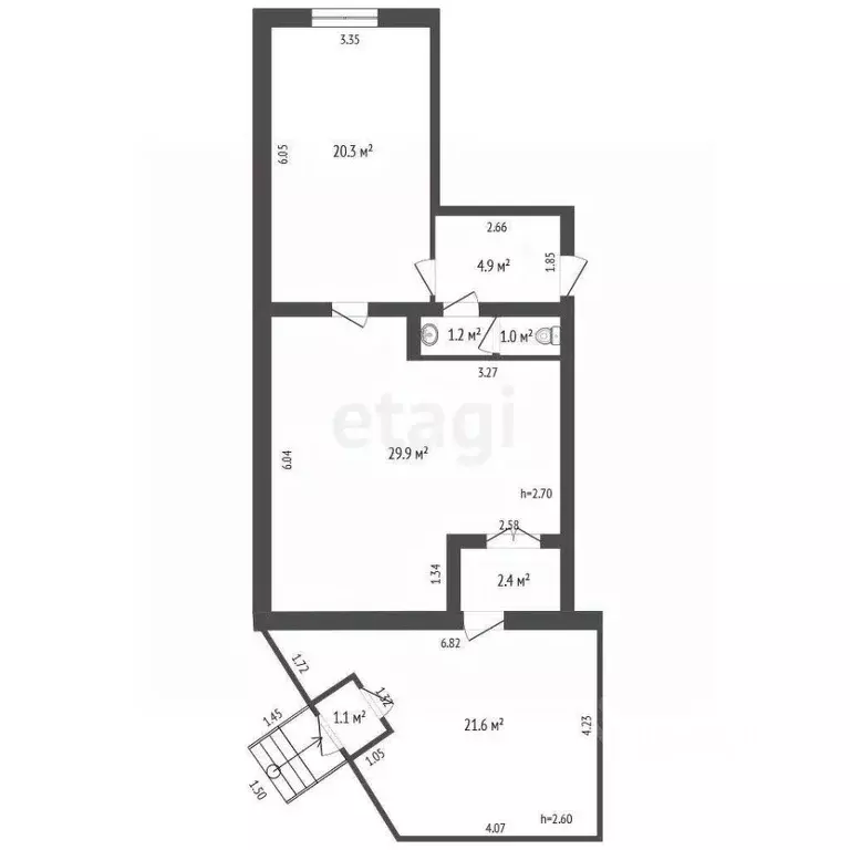 Торговая площадь в Ямало-Ненецкий АО, Новый Уренгой ул. 26-го съезда ... - Фото 2