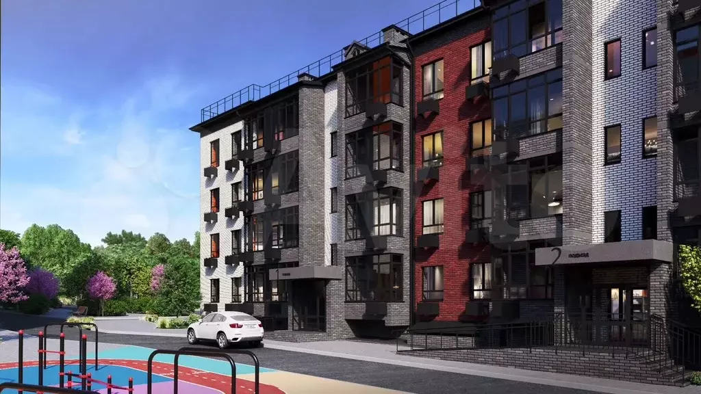 1-к. квартира, 36,5 м, 4/4 эт. - Фото 0
