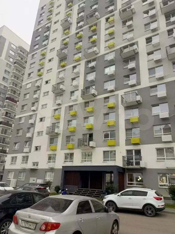 Квартира-студия, 32,1 м, 8/16 эт. - Фото 1