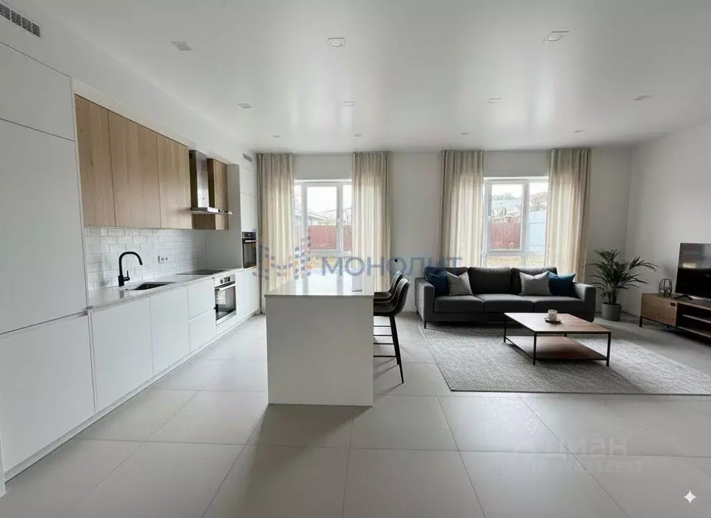 Коттедж в Нижегородская область, Нижний Новгород д. Кузнечиха, 190 ... - Фото 2