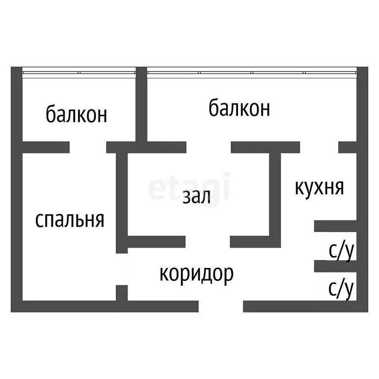 2-комнатная квартира: Воронеж, улица Владимира Невского, 13В (53 м) - Фото 1