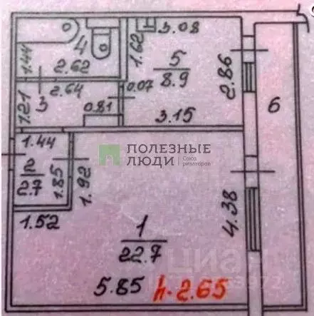 1-к кв. Красноярский край, Красноярск Свободный просп., 75в (40.7 м) - Фото 2
