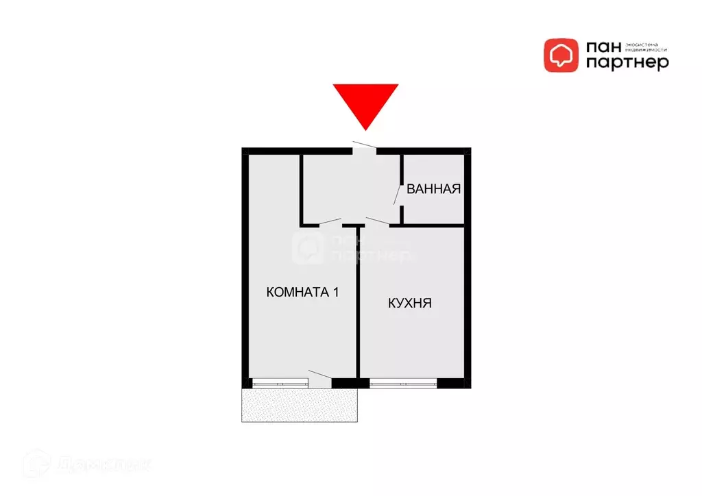 Продаётся 1-к квартира, 32 м - Фото 0