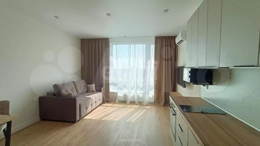 Квартира-студия, 40 м, 6/19 эт. - Фото 1