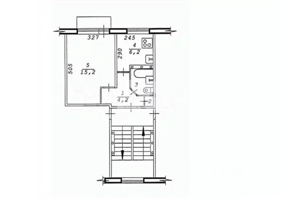 1-к кв. Новосибирская область, Новосибирск Выборная ул., 99 (29.0 м) - Фото 2