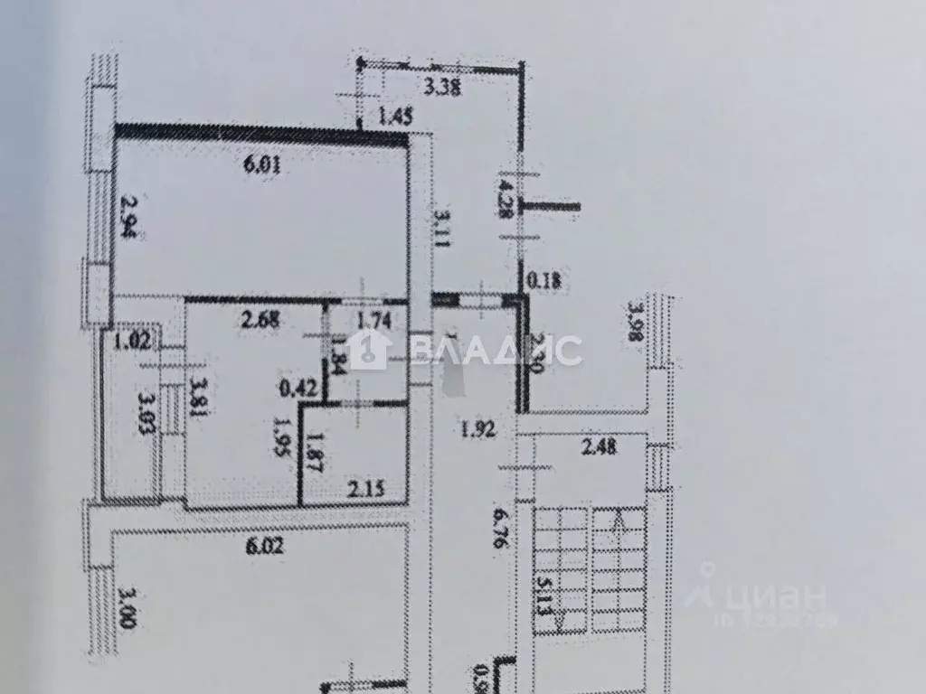 1-к кв. Пензенская область, Пензенский район, Засечный сельсовет, с. ... - Фото 2
