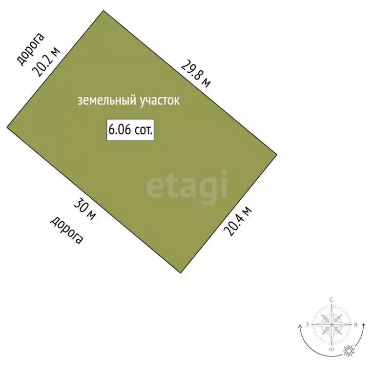 Участок в Костромская область, Кострома проезд 2-й Речной, 30 (6.06 ... - Фото 2