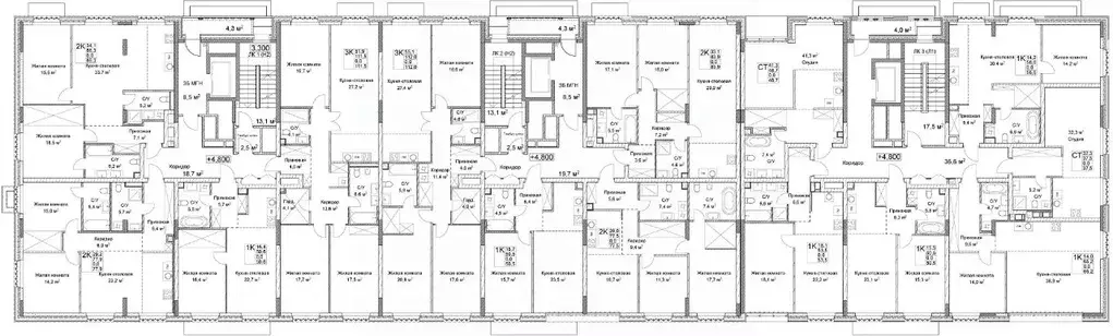 3-к кв. Нижегородская область, Нижний Новгород Ильинская ул. (112.0 м) - Фото 2