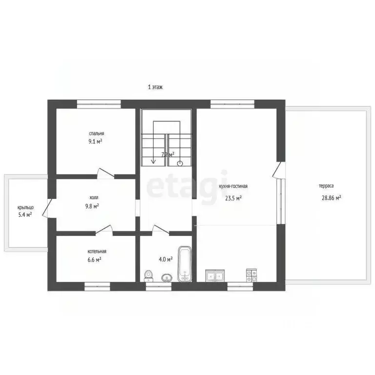 Дом в Московская область, Истра муниципальный округ, д. Якунино  (122 ... - Фото 2