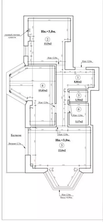 2-комнатная квартира: Краснодар, Карлсруэвская улица, 10 (64.3 м) - Фото 0