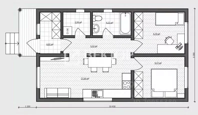 Дом в Ивановская область, Кохма ул. Звездная (57 м) - Фото 2