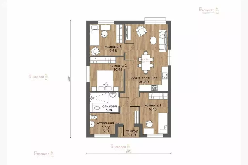 Дом в Аять, улица Горького, 7А (231.8 м) - Фото 0