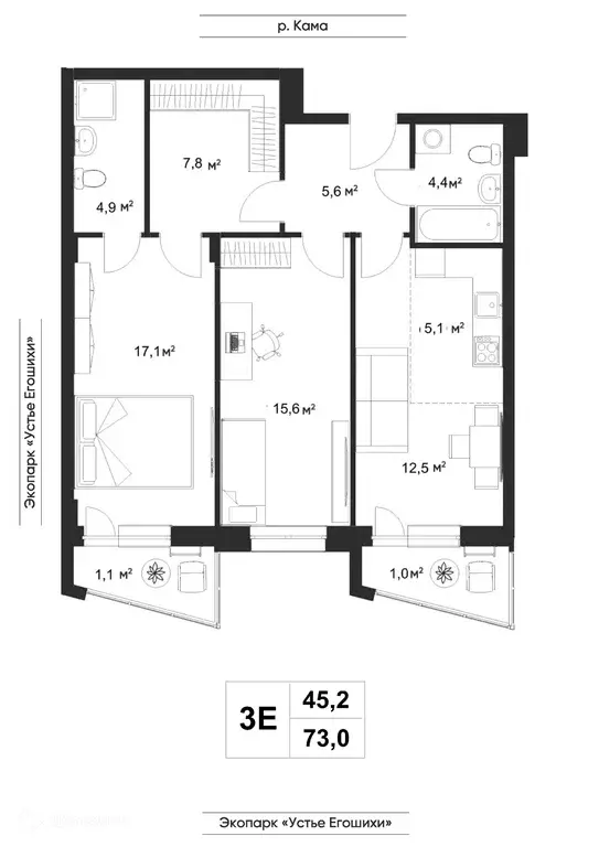 Продаётся 3-к квартира, 75.1 м - Фото 0