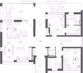 Дом в Тверская область, Калининский муниципальный округ, загородный ... - Фото 1