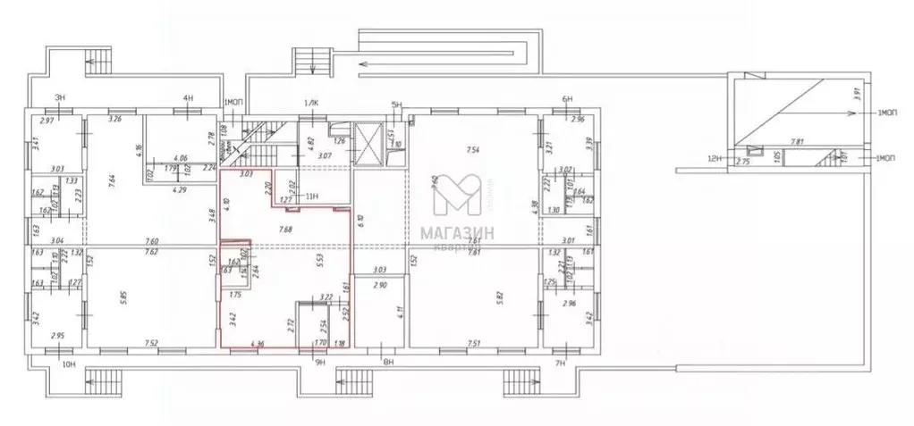 Помещение свободного назначения в Санкт-Петербург Большой Смоленский ... - Фото 1