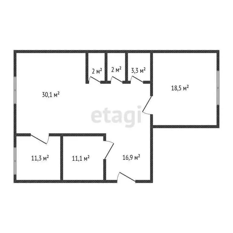 3-комнатная квартира: Махачкала, улица Эльзы Ибрагимовой, 5к1 (100 м) - Фото 1