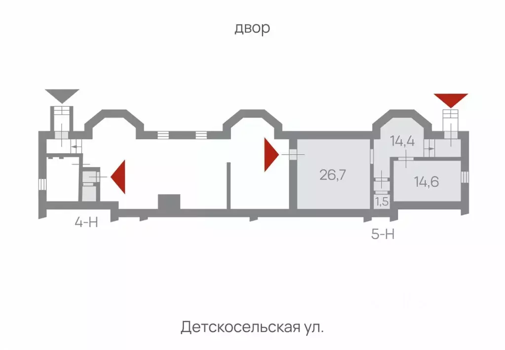Офис в Санкт-Петербург, Санкт-Петербург, Павловск Детскосельская ул., ... - Фото 2