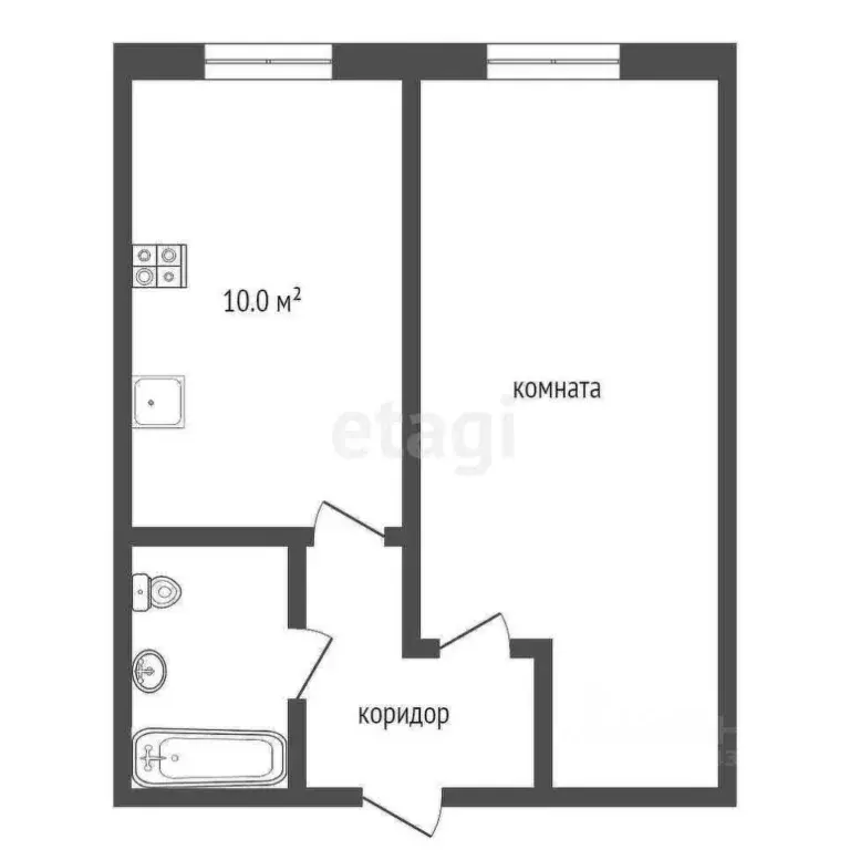 1-к кв. Москва Онежская ул., 12 (37.5 м) - Фото 1