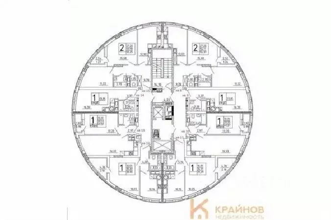 1-к кв. Воронежская область, с. Новая Усмань, Южный мкр  (40.51 м) - Фото 0