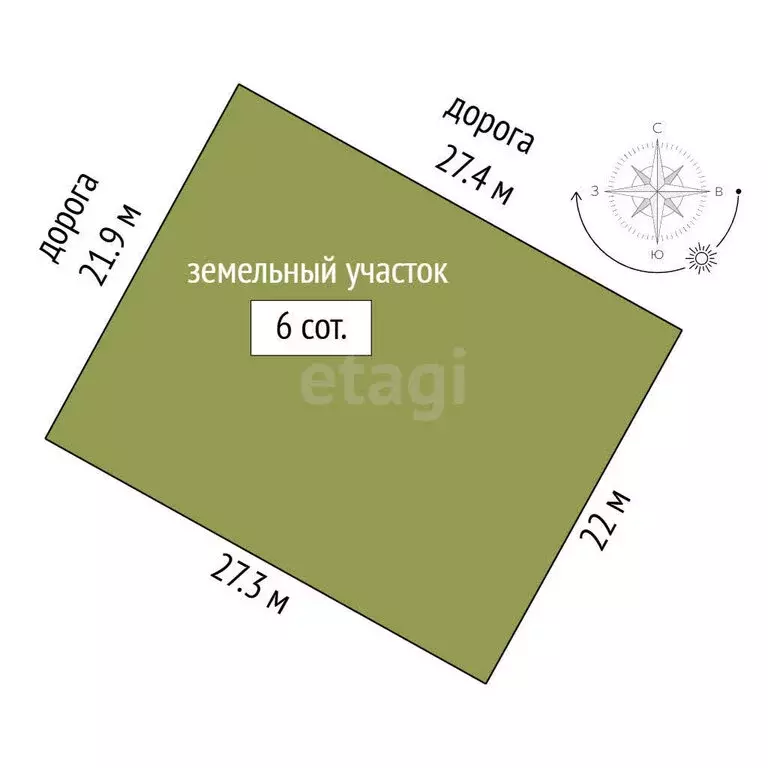 Участок в Республика Крым, муниципальный округ Феодосия, село ... - Фото 1