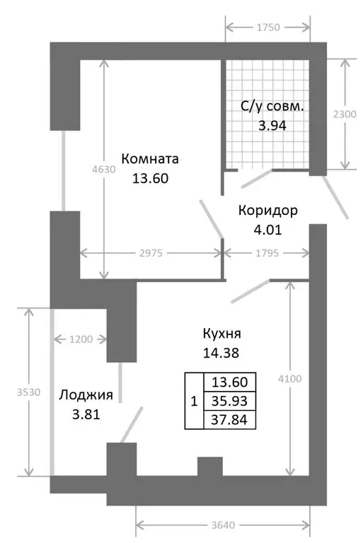 1-комнатная квартира: Ярославль, Клубная улица, 31А (38 м) - Фото 1