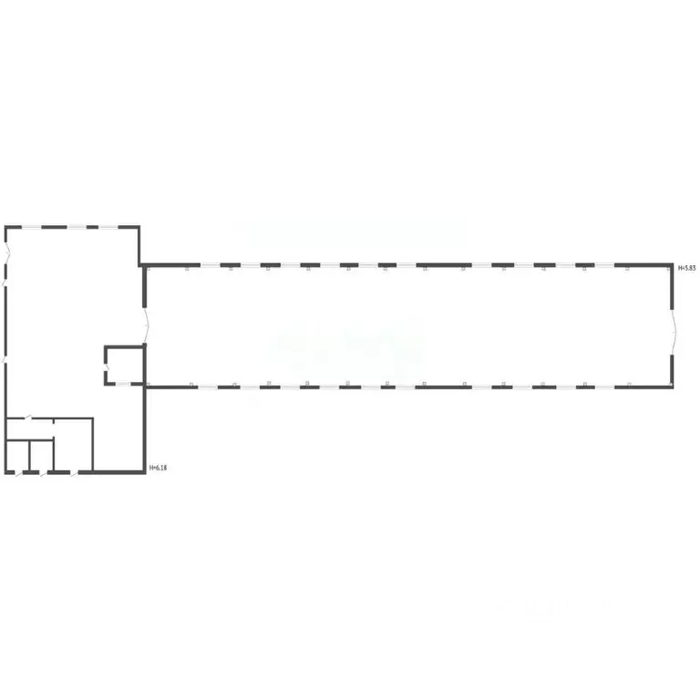 Склад в Тюменская область, Тюмень ул. Тимофея Чаркова, 6 (1438 м) - Фото 2