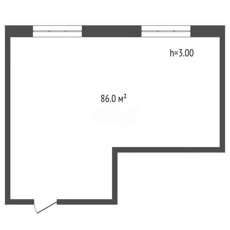 Офис в Тюменская область, Тюмень ул. Пермякова, 6а (89 м) - Фото 2