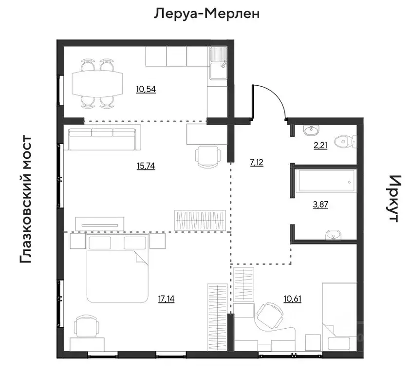 3-к кв. Иркутская область, Иркутск Затон кв-л, ул. Набережная Иркута ... - Фото 0