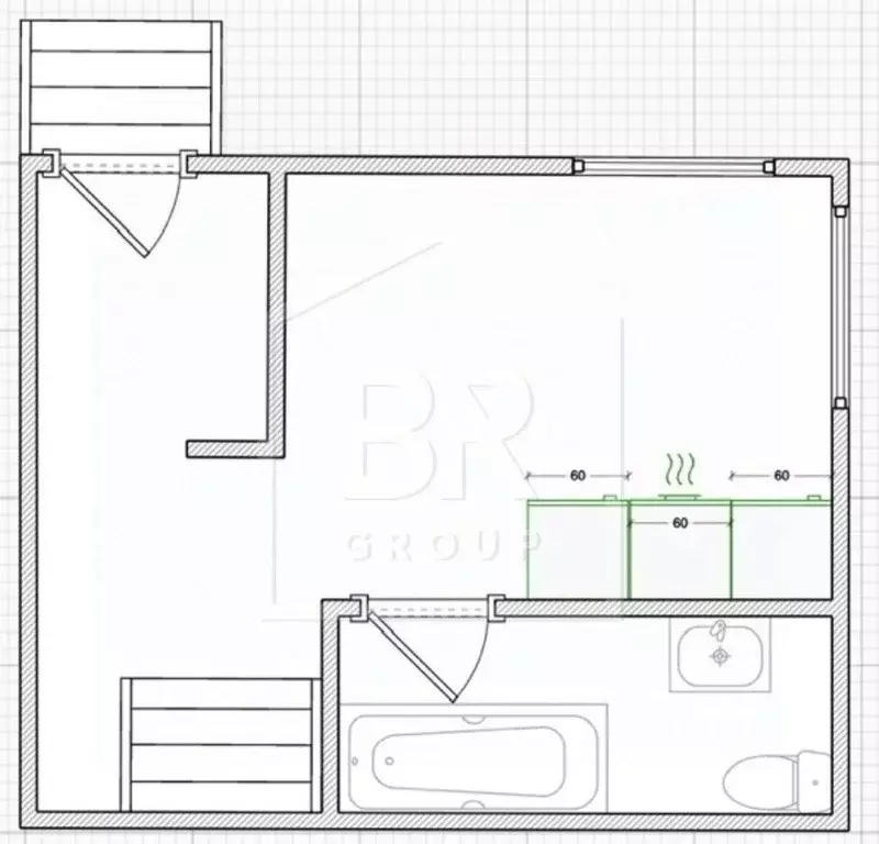 Дом в Ленинградская область, Гатчинский район, Дача СНТ 15 (70 м) - Фото 1