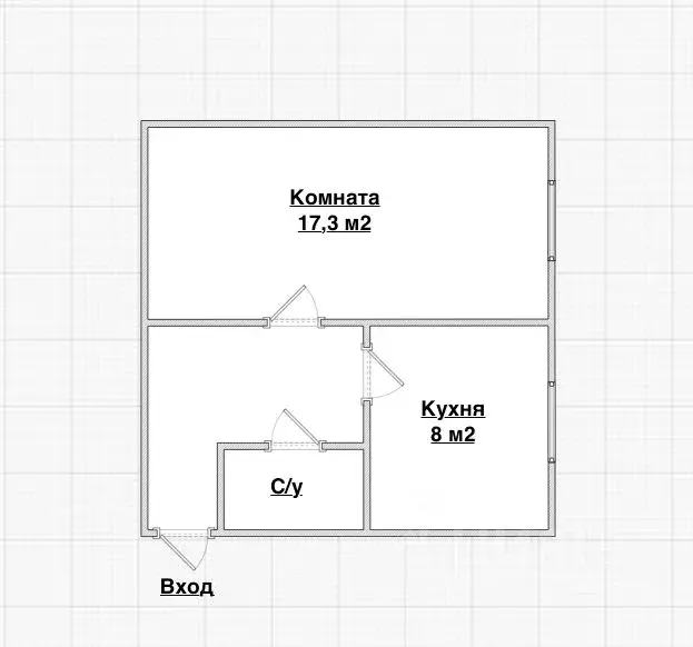 1-к кв. Самарская область, Самара пос. Мехзавод, 2-й кв-л, 42 (35.0 м) - Фото 2