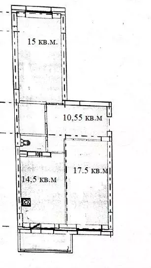 2-к. квартира, 65 м, 4/10 эт. - Фото 0