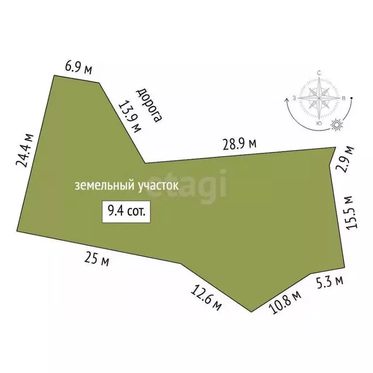 Участок в Тюменская область, Тюмень Иволга СНТ, ул. Овражная, 18 (9.44 ... - Фото 1