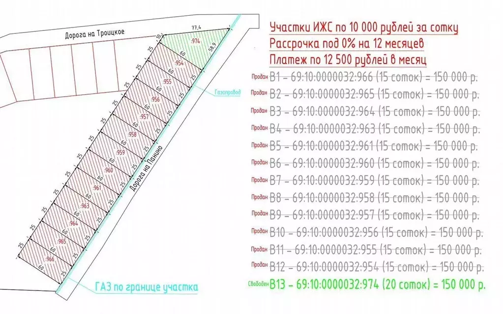 Участок в Тверская область, Калининский муниципальный округ, с. ... - Фото 2