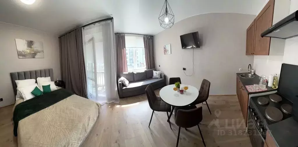 Студия Санкт-Петербург ул. Парфеновская, 7к1 (30.0 м) - Фото 0