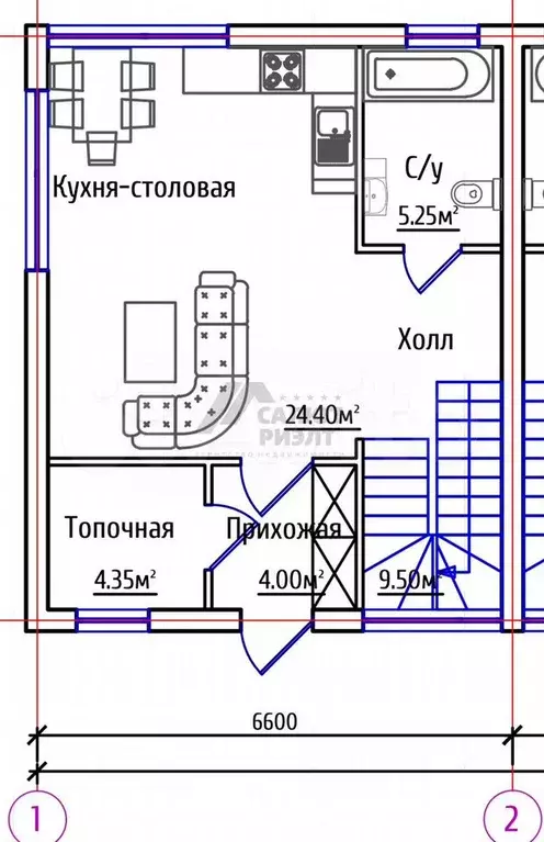 Таунхаус 150 м на участке 2 сот. - Фото 1