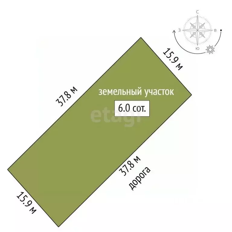 Участок в Крым, Симферопольский район, с. Мирное  (6.04 сот.) - Фото 2