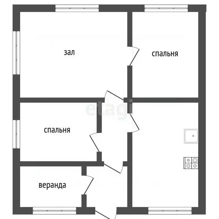 Дом в Челябинская область, Чебаркульский муниципальный округ, д. Темир ... - Фото 1